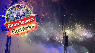 Alton towers FIREWORKS vlog [upl. by Alyam934]