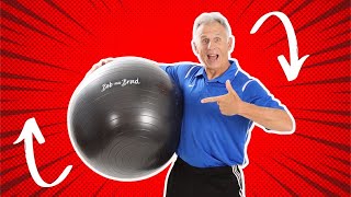 Best 10 Stability Ball Exercises For TOTAL Body Workout [upl. by Kcirdderf]