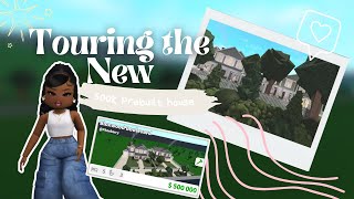 TOUR THE NEW 500K BLOXBURG HOUSE WITH ME✨🏡🌷Bloxburg [upl. by Eibob]