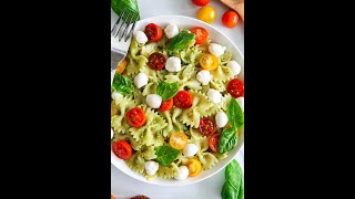 Pesto Pasta Salad Recipe [upl. by Haida]