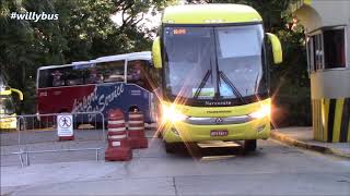 Ônibus saindo rodoviária Tietê104  extras véspera feriado [upl. by Coplin303]