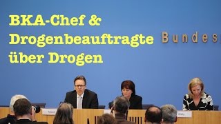 Naive Fragen an BKAChef amp Drogenbeauftragte zu Drogen [upl. by Lev]