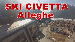 SKI CIVETTA Alleghe [upl. by Ariella]