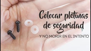 Cómo colocar los ojos seguridad de amigurumi  ¡Y no morir en el intento [upl. by Julie710]