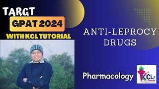 AntiLeprocy Drugs Tricky Classification Pharmacology  Target GPAT with KCL Tutorial [upl. by Asilam]