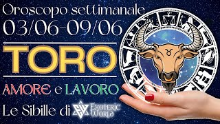 ♉ Toro Oroscopo settimanale amore ❤️ e lavoro 💶 030624090624  Lettura con Sibille [upl. by Russel886]