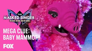 Mega Clue Baby Mammoth  Season 7 Ep 8  THE MASKED SINGER [upl. by Judas]