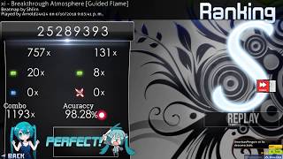 355BPM BURSTS  Osu  xi  Breakthrough Atmosphere Guided Flame HDDT 1 9828 [upl. by Tirrej320]