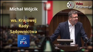 Michał Wójcik  ws Krajowej Rady Sądownictwa [upl. by Ellard]