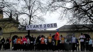 Neujahrslauf München 2010 Hofgarten  Englischer Garten [upl. by Herwin523]