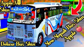 New Nepali Bus Skin For Bus simulator indonesia Apple V2 Bussid skin Download nepali traffic Mod [upl. by Kannav316]