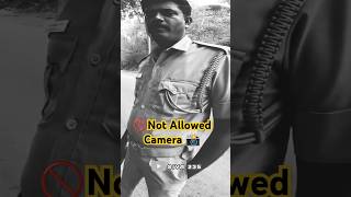 Camera not allowed 🚫😔 solobikertravler splendorrider travel motovlog solorider police vlog [upl. by Hsepid]