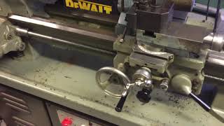 Boxford AUD Lathe Mk III Turning some 3quot Bar [upl. by Burk]