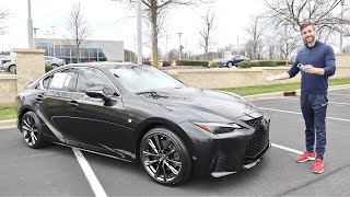 2023 Lexus IS 350 F Sport POV Start Up Test Drive Walkaround and Review [upl. by Howe]