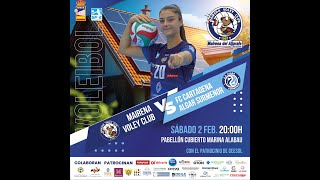 JORNADA 14 SUPERLIGA FEMENINA 2  MAIRENA VOLEY CLUB  FC CARTAGENA ALGAR SURMENOR [upl. by Ardnohs]