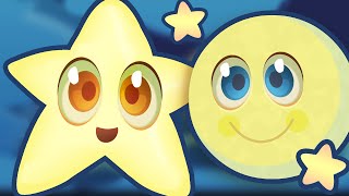 TWINKLE TWINKLE LITTLE STAR Nursery Rhyme Video with Lyrics  Simple But Super Cute Song [upl. by Angie]