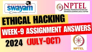 Unlock 2024 Ethical Hacking Secrets with NPTEL Week 9 Assignment Answers [upl. by Velick292]