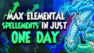 Wizard101 NEW Best Strategy for MAX ELEMENTAL SPELLEMENTS [upl. by Llerdnod]