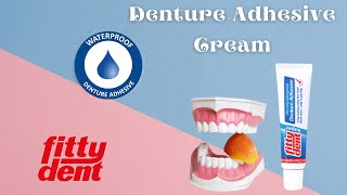 Fittydent  Waterproof Denture Adhesive [upl. by Rew]