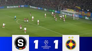 Sparta Praha vs FCSB 11  UEFA Champions League Qualifying 202425  Match Highlights [upl. by Abbe]