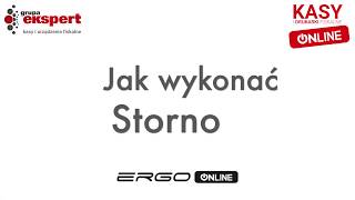 Kasa Posnet Ergo Online  storno [upl. by Fasa368]