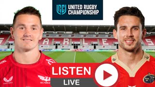 SCARLETS vs MUNSTER URC 2024 Live Commentary [upl. by Nythsa]