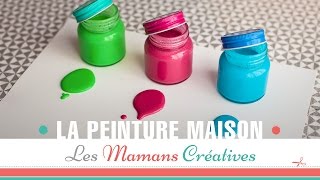 DIY  TUTO  Comment faire de la peinture maison  La recette comestible  non toxique [upl. by Tadd398]