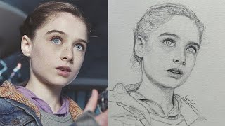 The Beauty of Precision Drawing a Flawless Girls Portrait [upl. by Donaghue]