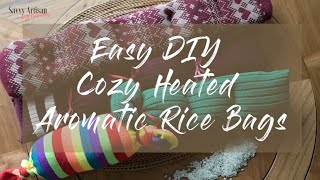 DIY Rice Heating Bags Made from Upcycling Socks and Legwarmers [upl. by Fai]