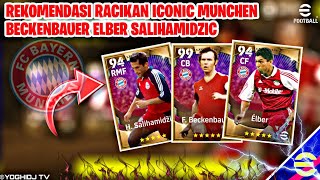 REKOMENDASI RACIKAN ICONIC BECKENBAUER ELBER amp SALIHAMIDZIC EFOOTBALL 2022 MOBILE [upl. by Grant]