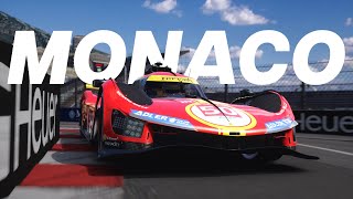 Is Le Mans Hypercar drivable at CIrcuit de Monaco Ferrari 499P LMH Monte Carlo Assetto Corsa [upl. by Alyt]