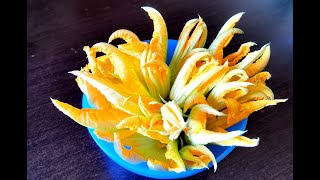 HAI I FIORI DI ZUCCA non puoi non farli cosi con videoricetteinsieme [upl. by Ramona84]