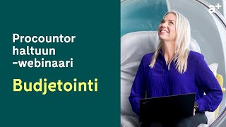 Budjetointi  Procountor haltuun webinaari  Accountor [upl. by Leiso]