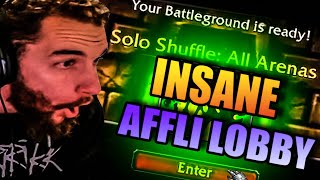 I Played A Solo Shuffle Game As An Affliction Warlock After The Nerfs HIGH RATED LOBBY [upl. by Ahsel]