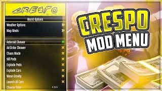 GTA 5 ONLINE PC  Crespo V33  GTA 5 FREE MOD MENU  Free Download  Money Stealth  Undetected [upl. by Ssirk]