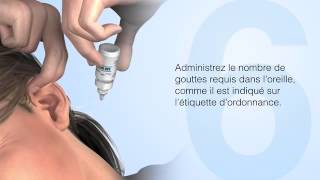 Comment utiliser des gouttes auriculaires correctement [upl. by Ocimad]