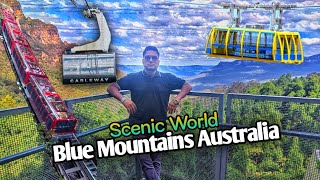 Scenic World Blue Mountains Australia  Tourist Places in Australia  Steepest Railway in the World [upl. by Ainavi313]