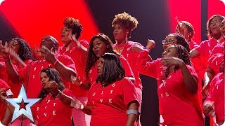 INSPIRATION ALERT B Positive Choir RISE UP in the BGT Final  The Final  BGT 2018 [upl. by Beryl557]