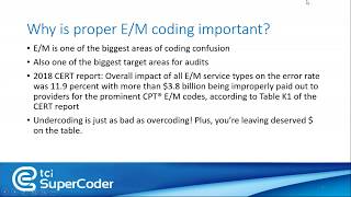 How to use EM Coding Calculator A webinar on Accurate Evaluation and Management Coding Calculator [upl. by Anderea]