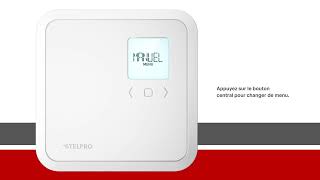 STELPRO  Comment verrouillerdéverrouiller son thermostat [upl. by Richardson]