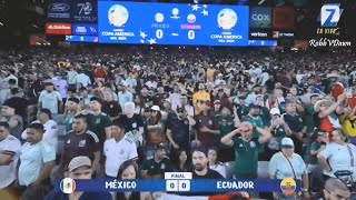 Últimos minutos del México vs Ecuador  Copa América 2024  Narración de Christian Martinoli [upl. by Salter784]