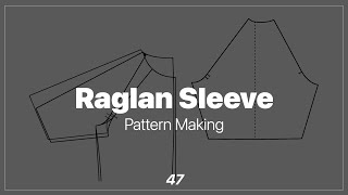 Simplest Way of Raglan Sleeve Pattern Making Without Sleeve Pattern [upl. by Trillby]