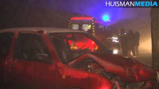 Ongeval Hoofdstraat Beerta  23 januari 2015 [upl. by Yram]