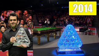 Ronnie OSullivan Snooker Masters 2014 The way to the seven Masters titles [upl. by Ornas]