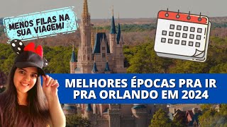 Datas mais vazias na Disney em 2024  Live de Planejamento [upl. by Ihculo165]