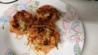 Capellini nests recipe  Capellini nests pasta Najmun Rahman vlogs UK [upl. by Eikciv168]