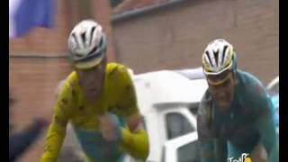 Tour de France 2014 5a tappa Boom vince ma che capolavoro Nibali [upl. by Ardnatal395]