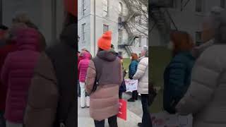 People line up outside Maine State House for the start of the Legislature’s second session [upl. by Maris]