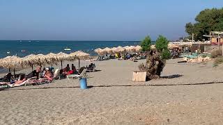 Agia Marina beach Crete [upl. by Ramon]