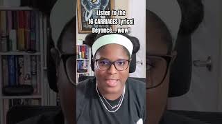 16 CARRIAGES BY BEYONCÉ IS A MASTERPIECE Listen to the lyrics 🤯🤍 beyhive superbowl music [upl. by Enyalaj638]